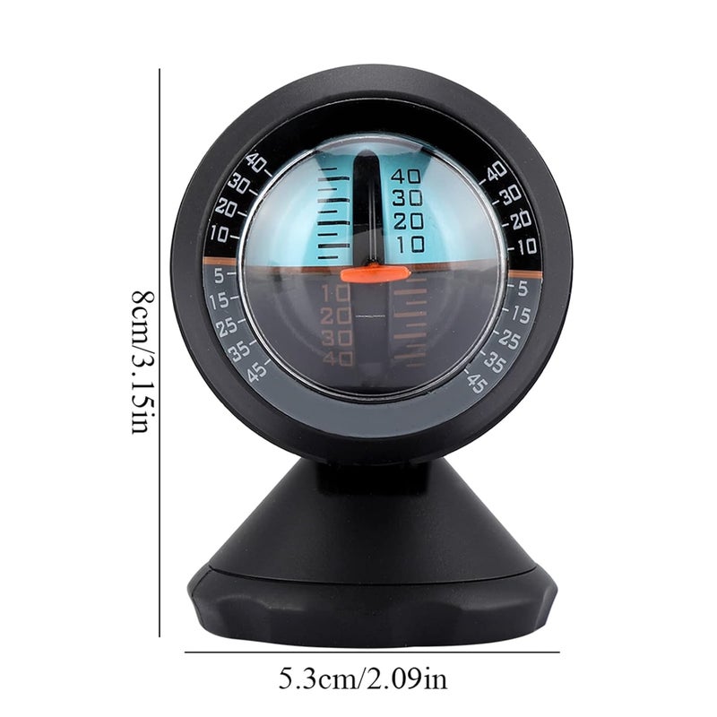 flexman Car Inclinometer, High Sensitivity 360 Degree Rotating Slope Indicator Meter, Level Tilt Gauge Indicator, Road Safety Instrument for Cars, Trucks - Image 5